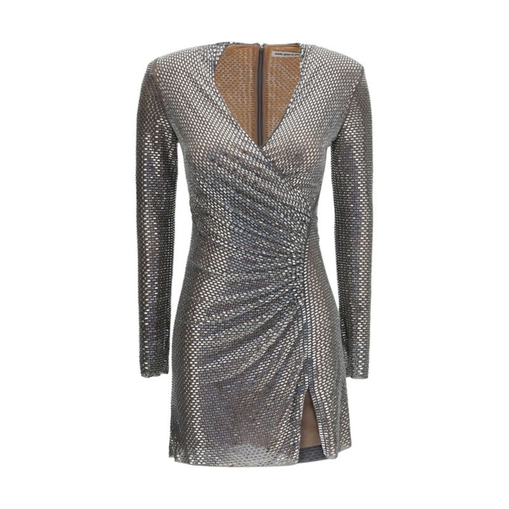Self-Portrait Women Jewel-Detail Wrap Dress